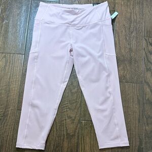 Victoria's Secret Sport VSX Knockout Capri Leggings - Soft Pink